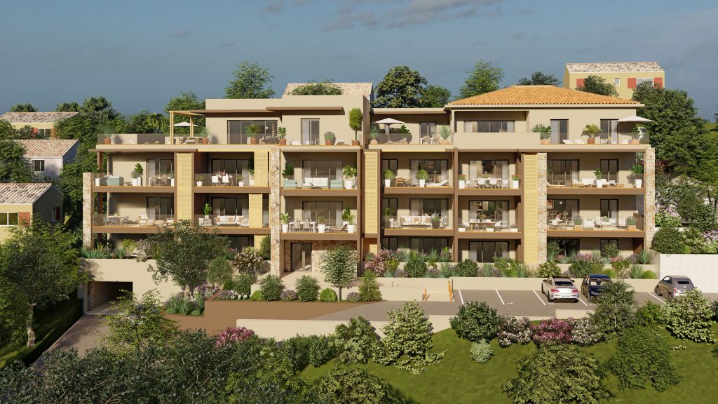 Appartements neufs Solenzara – Résidence Saint-Paul vue mer