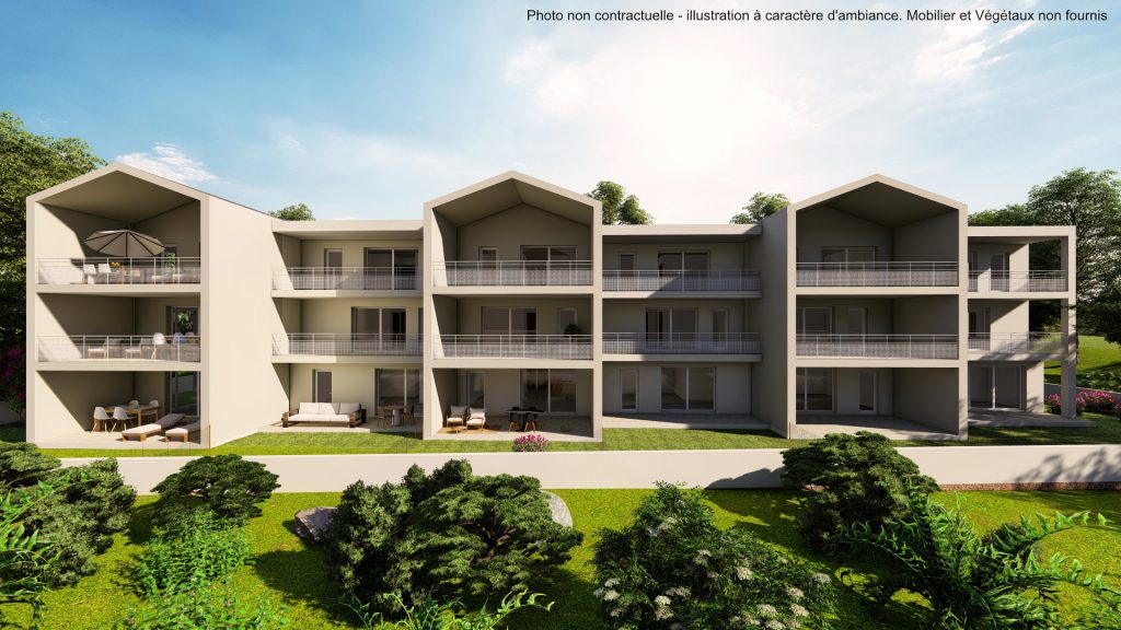 T3 neufs Lucciana – Résidence A Fulasca bord de mer