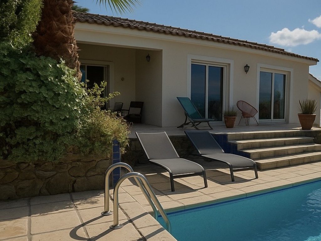 Villa d’architecte avec vue mer à Saint-Florent – 250 m²