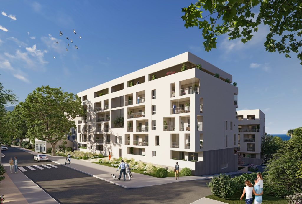 Appartements neufs à Bastia : Le Prado, l’élégance du T2 au T4 à la Carbonite