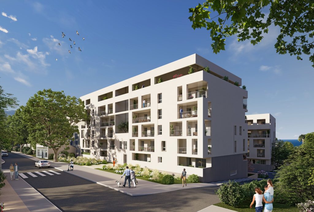 Résidence Le Prado, appartements neufs à Bastia à la Carbonite